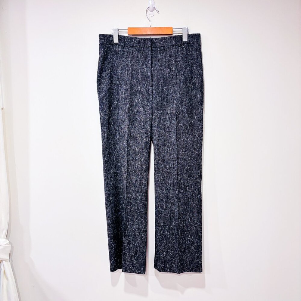 CAZZA‎ PETITE Grey Straight-Leg Dress Pants | Size 14P *